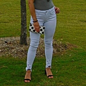 White Ankle Skinny